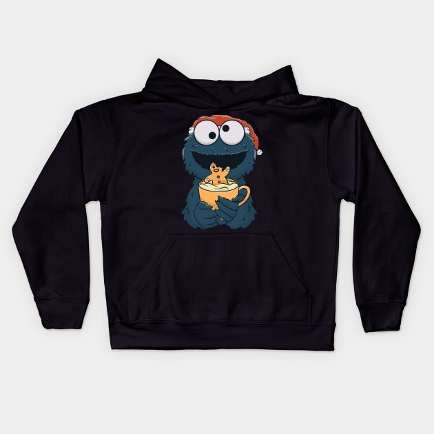 Gingerbread monster Kids Hoodie by aStro678